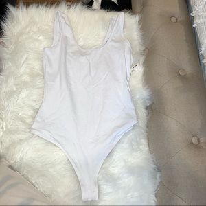 White tank top body suit